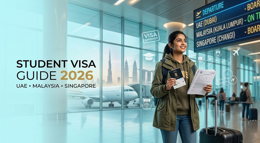 Complete Guide to Student Visa Process for UAE, Malaysia & Singapore (2026)